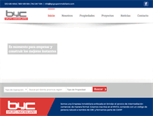 Tablet Screenshot of bycgrupoinmobiliario.com